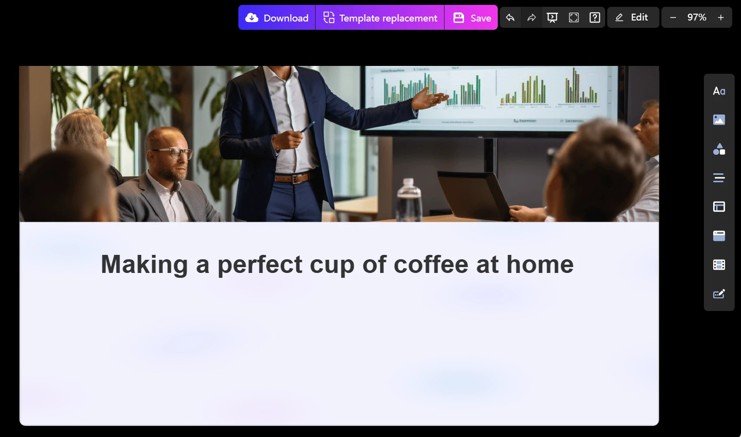 AI tool powerpoint presentation ai ppt
