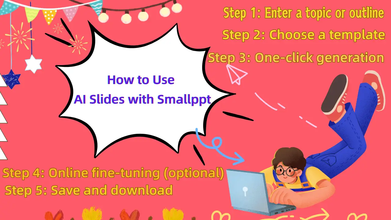 How to use AI slides with Smallppt